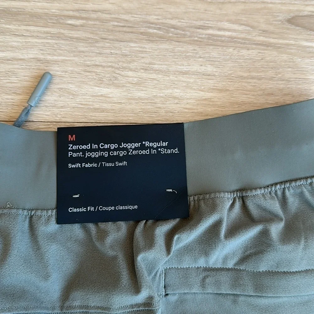 Lululemon Zeroed In Classic-Fit Cargo Jogger Regular color grey sage